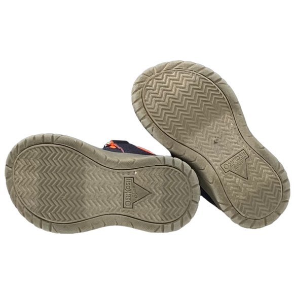 OshKosh B’gosh Pumba2-B Blue & Orange Bump Toe Sandals - Picture 7 of 15